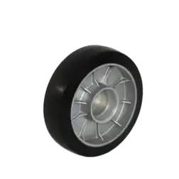 Lenkrad 160x50 mm Alu/Gummi