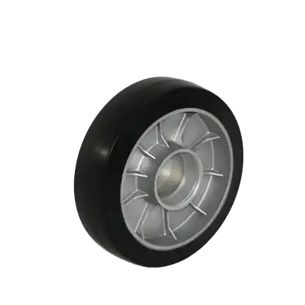 Volante In Gomma Per Carrelli - 200mm Con Foro 20mm E Cuscinetti A Sfera - Foto 13